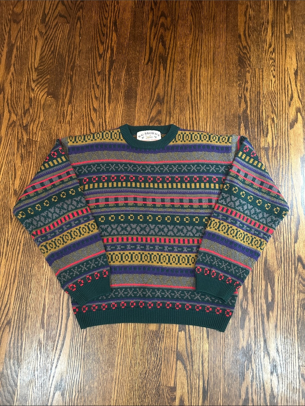 Vintage 90s Vibrant Knit Sweater
